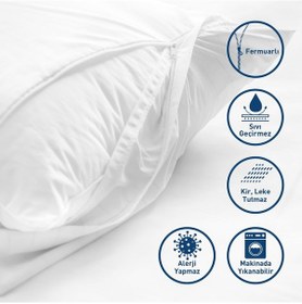 Resim Mattdress Yastık Alezi 2'li Leke Tutmaz Fermuarlı 50x70cm 
