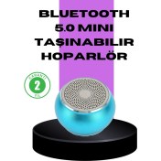 Resim Ronanna Taşınabilir Mini Bluetooth Hoparlör 9m Menzil Dahili Mikrofon 
