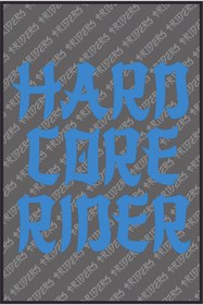 Resim TRİDERS HARD CORE RİDER v2 14cm X 13 cm AÇIK MAVİ 