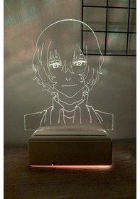 Resim Dazai Osamu 16 Renk Gece Lambası Çok Renkli 