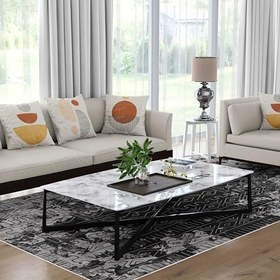 Resim Monnhein Yıkanabilir Halı ve Yolluk - Kaymaz Tabanlı Salon Halısı, Mutfak Halısı, Modern Dijital Baskı Tasarım (0238) 