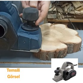 Resim Crown Elektrikli 710W Planya Planer CT14013 Derinlik Tahta Pahlama Ahşap Şekillendirici 1 Adet 