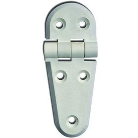 Resim Kısa - Uzun Beyaz Plastik Menteşe 