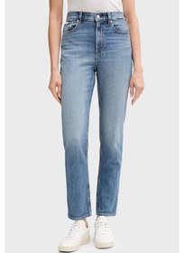 Resim Calvin Klein Bayan Kot Pantolon Lv047d841g 30n Mavi Mavi 