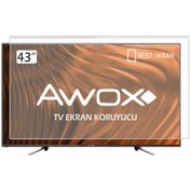 Resim Awox Uyumlu B224300FH/S/V TV EKRAN KORUYUCU - Awox Uyumlu 43" inç Ekran Koruma Paneli 