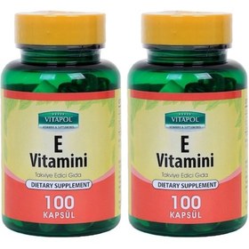 Resim Vitapol E Vitamini 400 Iu 268 Mg 2X100 Kapsül Vitamin E 