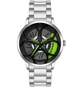 Resim Sones Sanda 3358 Kamuflaj Serisi Erkek Saati Çalar Saat Su Geçirmez Elektronik Saat, Renk: Yeşil Beyaz 