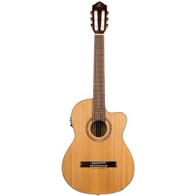 Resim Ortega RCE159SN Performer Series Elektro Klasik Gitar (Natural) 