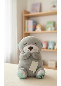 Resim Uyku Ve Oyun Arkadaşı Su Samuru Gri 