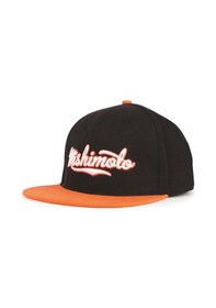 Resim Mishimoto Snapback Düz Şapka Siyah - Turuncu 