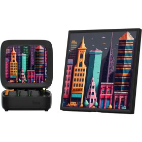 Resim Divoom Ditoo Pro Siyah Bluetooth Hoparlör ve Pixoo-64 LED Ekran Seti 