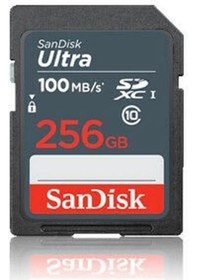 Resim Sandisk Ultra SDSDUNR-256G-GN3IN 256 GB 100 MB/S SDXC Hafıza Kartı 