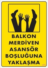 Resim Boşluğa Yaşlaşma Uyarı Levhası 25x35 KOD:411 