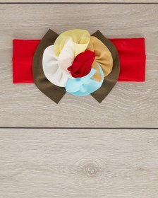 Resim Babygiz El Yapımı Yumuşak Eşsiz Aksesuarlı Doğal Pamuklu Penye Bebek Çocuk Kız Bandana Renkli Seri 