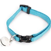 Resim Beeztees Kedi Boyun Tasması, Zilli, Turkuaz, 20-30cm 