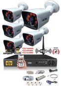 Resim IDS DS-2021HD-SET5-NOHDD 5 Kameralı 1080P Full HD 5 MP Sony Lensli Kamera Seti - 2021 