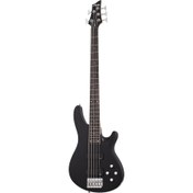 Resim Schecter C-5 Deluxe 5 Telli Bas Gitar (Satin Black) 