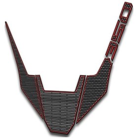 Resim Xadv 350 Maske Pad Karbon Kırmızı 