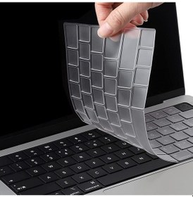 Resim Arabulalaca MacBook Uyumlu Air 15 A2941 Türkçe Klavye Koruyucu Şeffaf 