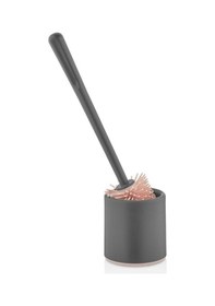 Resim Boxup Ft-406 Earabul Antibakteriyel Silikon Uçlu Silindir Tuvalet Fırçası Seti Siyah Beyaz 