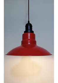 Resim Riolight Retro Kırmızı Içi Gold Tekli Metal Sarkıt Çap:30Cm (538287633) 