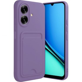 Resim byhodi Realme Note 60 Kelvin Kartvizitli Silikon - Lila 