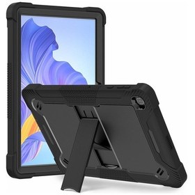 Resim For Honor Pad X8 Darbeye Dayanıklı Silikon Hibrid Pc Tablet Kılıfı Tutuculu Siyah 