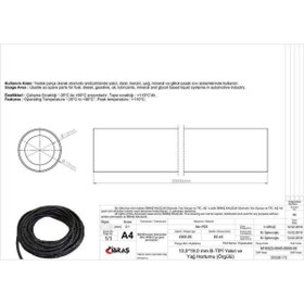 Resim IBRAS 13.0mm X 19.0mm Unıversal Yakıt Hortumu ( Makarasız ) B Tıpı 25 Mt 