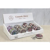 Resim Taşlı El Aynası Anahtarlık Alk3769 Renkli 