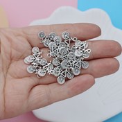 Resim 20 Adet Bisiklet Charm Antika Gümüş Kaplama Pandantif Moda Takı Yapımı Çinko Alaşım 15x16mm 