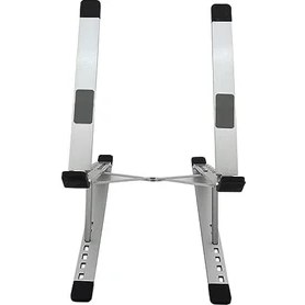Resim Daisy Store Kaliteli Tok Alüminyum Dizüstü Bilgisayar Notebook Standı Yüksekliği Ayarlanabilir 30CM Maksimum Yükseklik Stand Taşınabilir Yükseltici MacBook Uyumlu Tüm Dizüstü Bilgisayar 10-16 Inç N8 