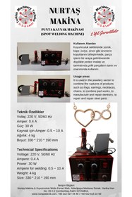 Resim Nurtaş Kuyumculuk ve Makine 30 Watt Punta Kaynak Makinası 