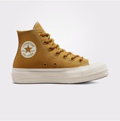 Resim Converse Chuck Taylor All Star Lift Platform Workwear Kadın Turuncu Sneaker 