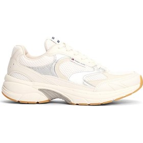 Resim Tommy Hilfiger The Coney Metallıc Bej Kadın Sneaker Bej 