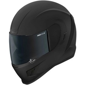 Resim Icon Airform Dark Kapalı Motosiklet Kaskı Mat Siyah 