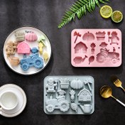 Resim 9'lu Çiftlik Silikon Kalıp DIY El Sanatları için - Çok Yönlü 3D Saksılar, Mumlar ve Ev Dekoru - Cadılar Bayramı, Noel ve Daha Fazlası için Mükemmel!, El Sanatları için Silikon Kalıplar, El Sanatları Malzemeleri, Dekoratif Kalıplar, Dayanıklı Silikon 