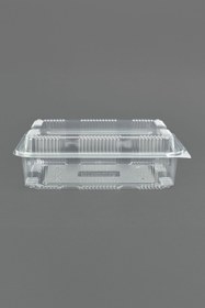 Resim TiriStore Tiri Store Kapaklı 1500 cc Yüksek Kapak Sızdırmaz Plastik Kap 300 Adet Şeffaf 