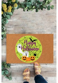 Resim Happy Halloween, Temalı Paspas, Kapı Önü Paspası 