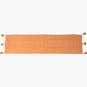 Resim Terracotta Keten Runner 