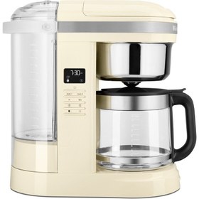 Resim KitchenAid 5KCM1209EAC Almond Cream Beyaz Filtre Kahve Makinesi 