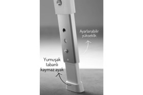 Resim Banyo & Mutfak Yardımcı Basamak Taburesi - Yaşlı ve Bedensel Engelli Destek 