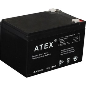 Resim AKÜ 12 VOLT 12 AMPER ATEX * ORBUS ( 151 X 98 X 95 MM ) 