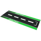 Resim GOGOPREMİUM UNİVERSAL YEŞİL DESENLİ 80 X 220 cm KAYDIRMAZ MOTOSİKLET HALISI 