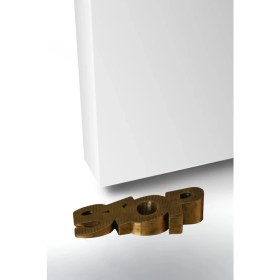 Resim Evene Kapı Stoperi Altın Eskitme Renk Dekoratif Kapı Tutucu Durdurucu Model 4 