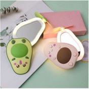Resim nesever store Avokado Işıklı El Aynası Ve Mini Fan, 12x7 