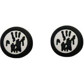 Resim Death Stranding Desenli Xbox One S/one X/xbox E/xbox 360 Analog Koruyucu Silikon Pad Beyaz 