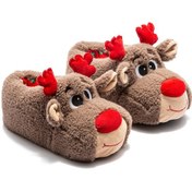 Resim Dissy Kadın Hayvanlı Panduf Kahverengi 36/41 Kahverengi 