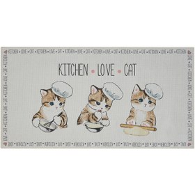 Resim Nuvomon Cat Mutfak Halısı - 80x150 cm 