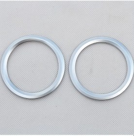 Resim Dashanshop Mercedes Glk Gle Gls V167 X204 X166 Hava Çıkış Halkası 2 Adet Gümüş Aksesuar 