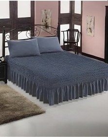 Resim Bürümcük Etekli Çarşaf Yatak Örtüsü Lastikli 1 Adet Antarsit 